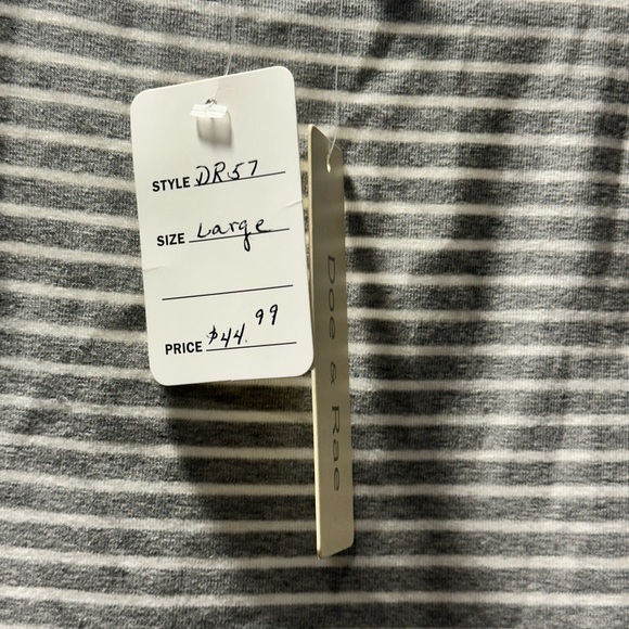 Doe & Rae Gray Striped Dress - Picture 11 of 16